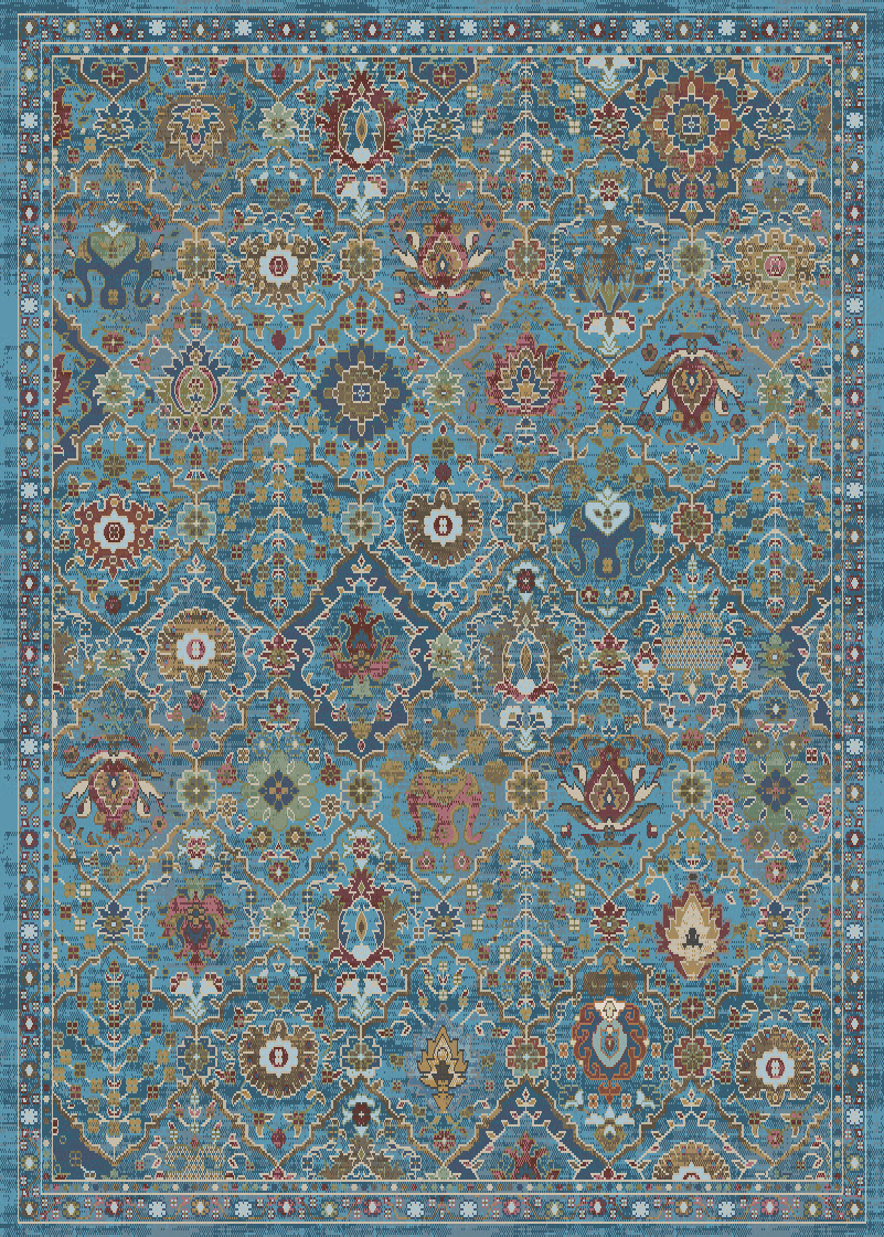 Dynamic Rugs Atlanta 11764 - Blue/Red/Multi