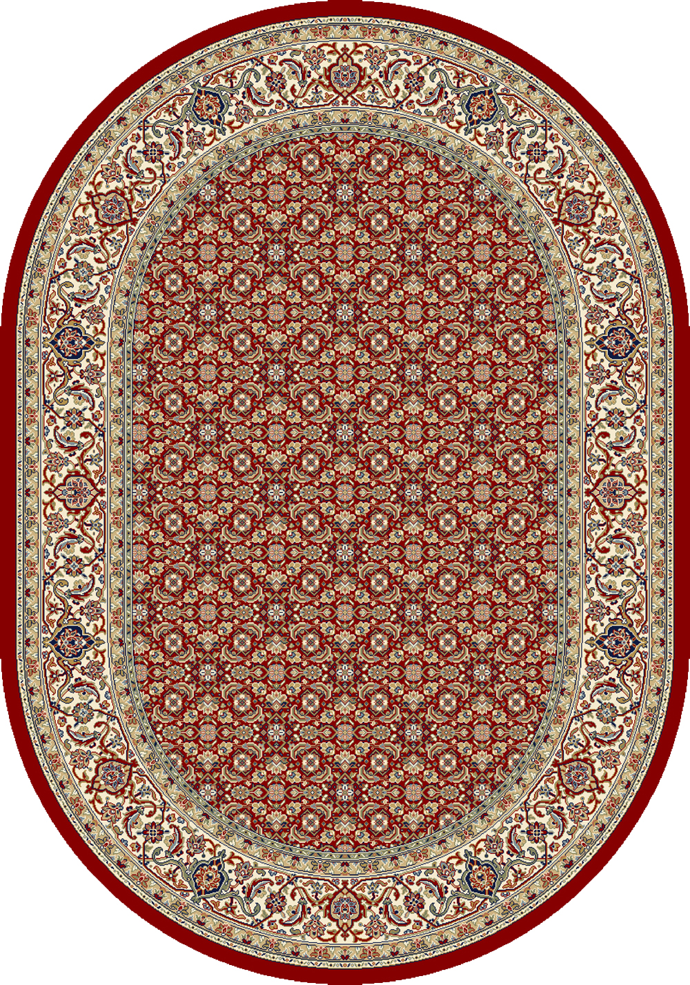 Dynamic Rugs Ancient Garden 57011 - Red/Ivory