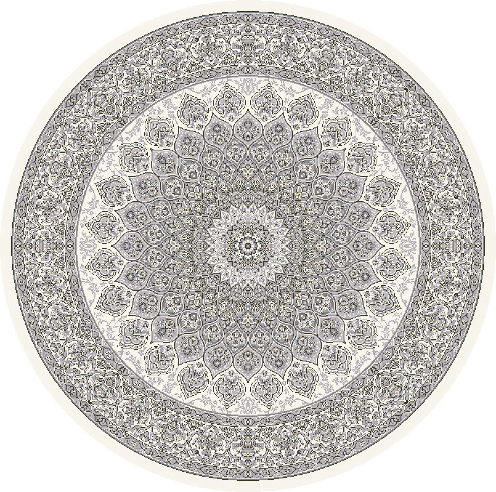 Dynamic Rugs Ancient Garden 57090 - Cream/Gray