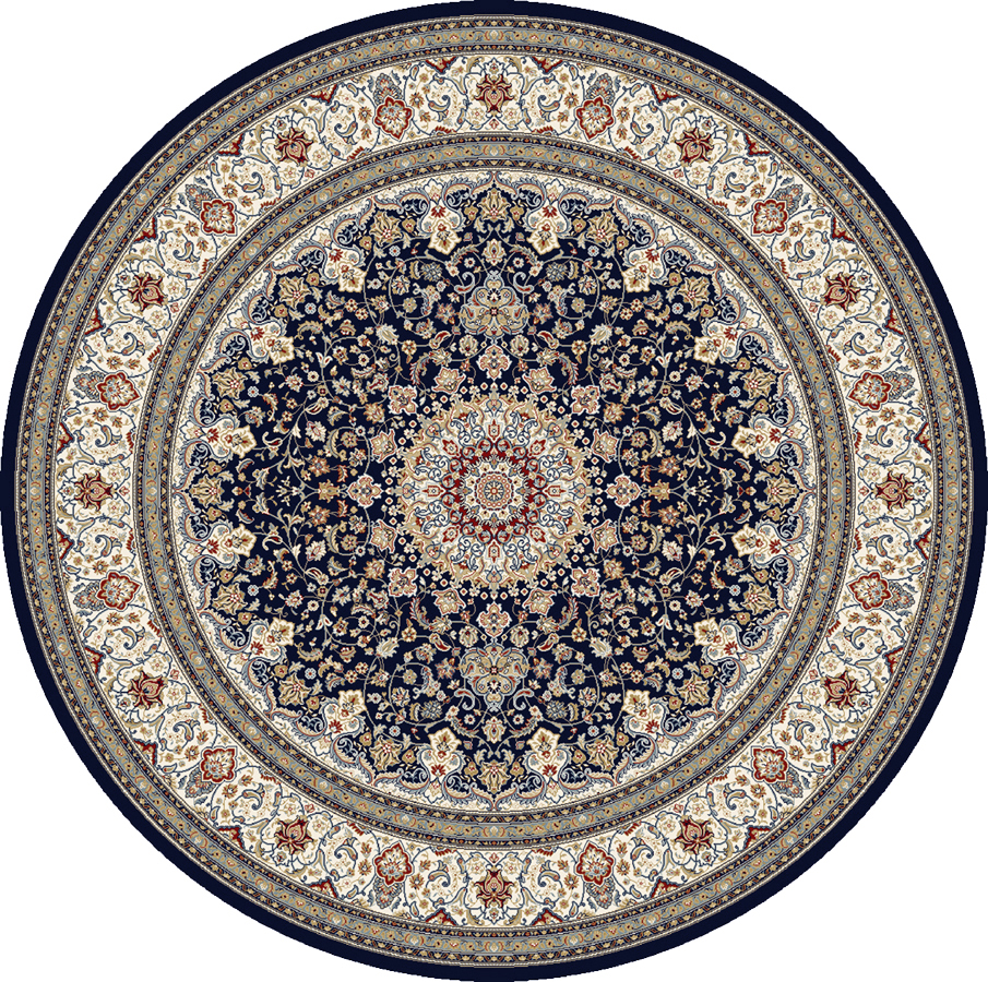 Dynamic Rugs Ancient Garden 57119 - Blue/Ivory