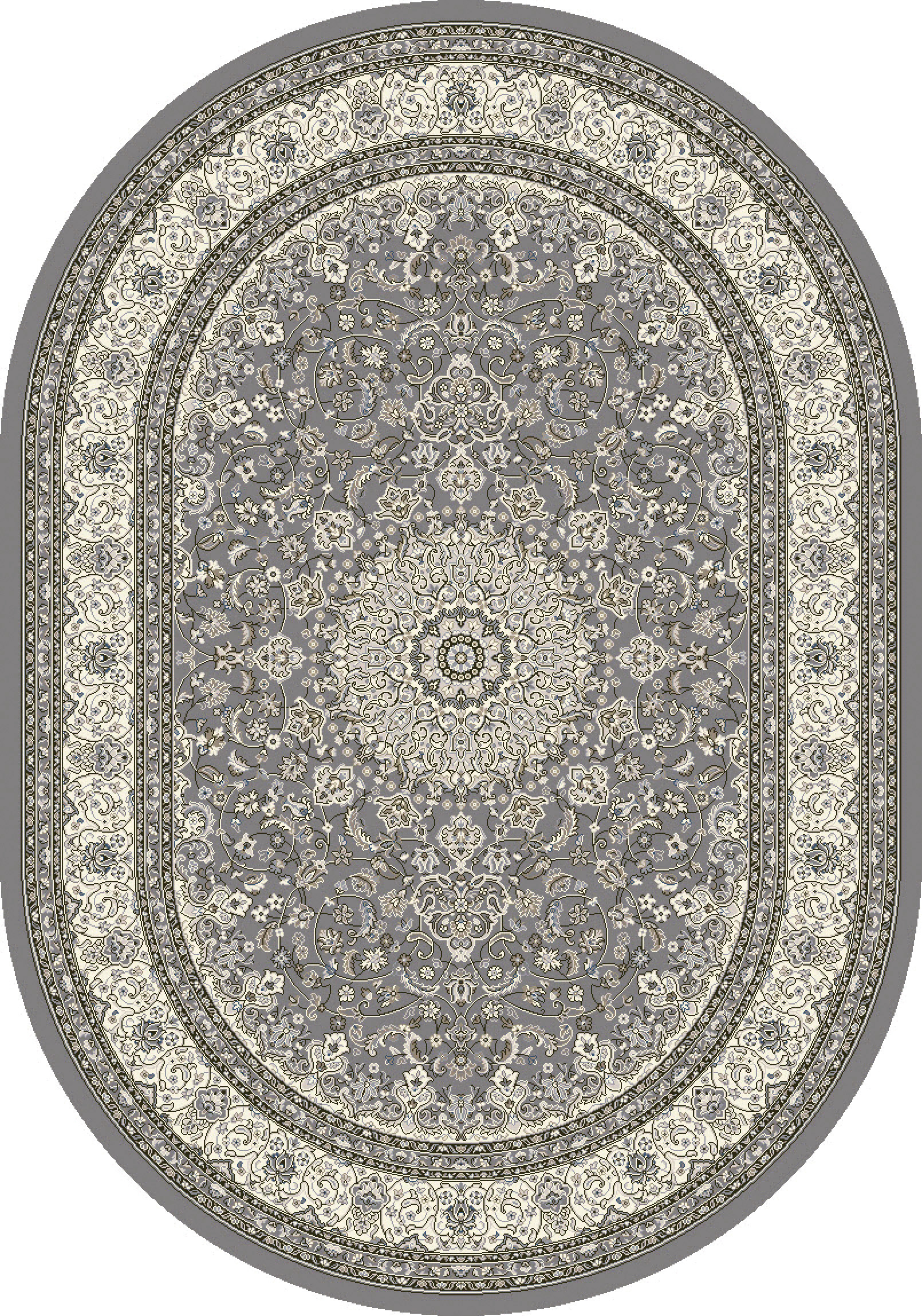 Dynamic Rugs Ancient Garden 57119 - Gray/Cream
