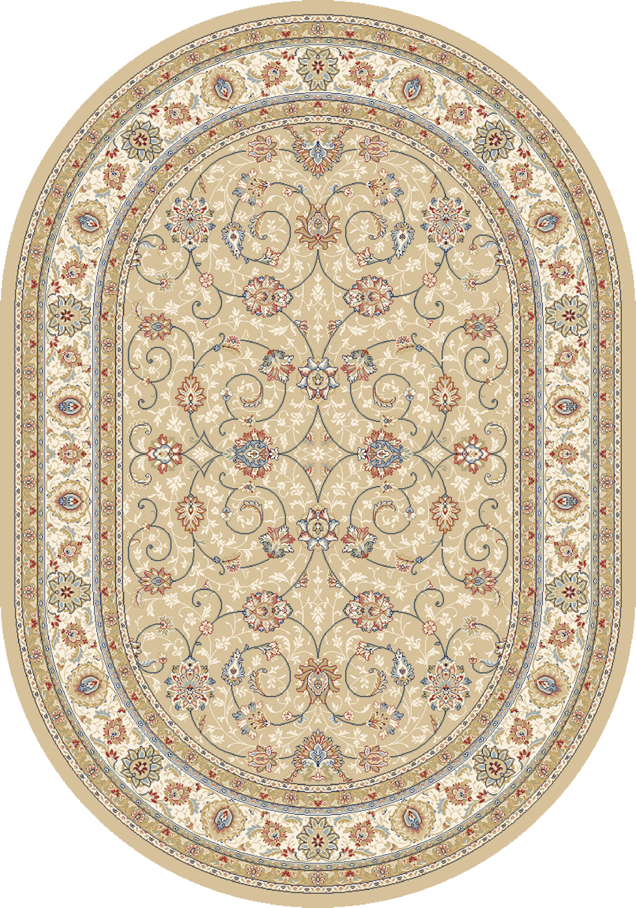 Dynamic Rugs Ancient Garden 57120 - Light Gold/Ivory