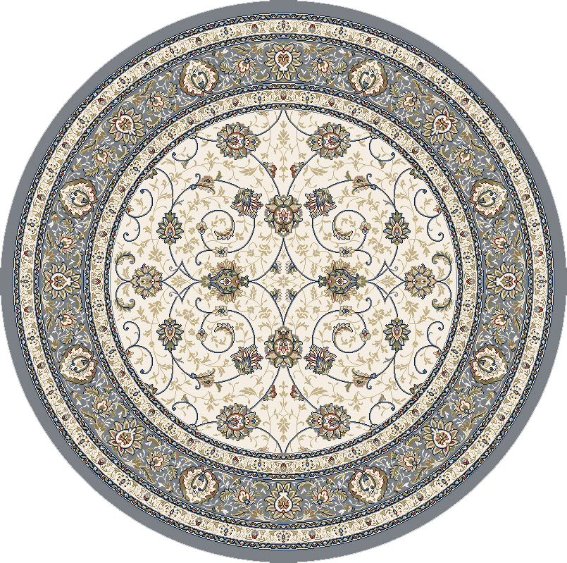 Dynamic Rugs Ancient Garden 57120 - Ivory/Light Blue