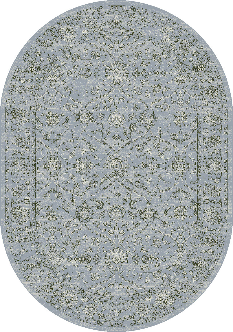 Dynamic Rugs Ancient Garden 57136 - Steel Blue/Cream