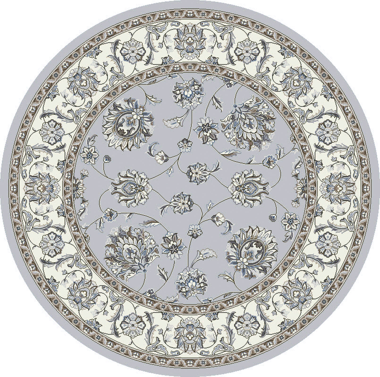 Dynamic Rugs Ancient Garden 57365 - Soft Gray/Cream