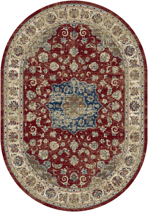 Dynamic Rugs Ancient Garden 57559 - Red/Ivory