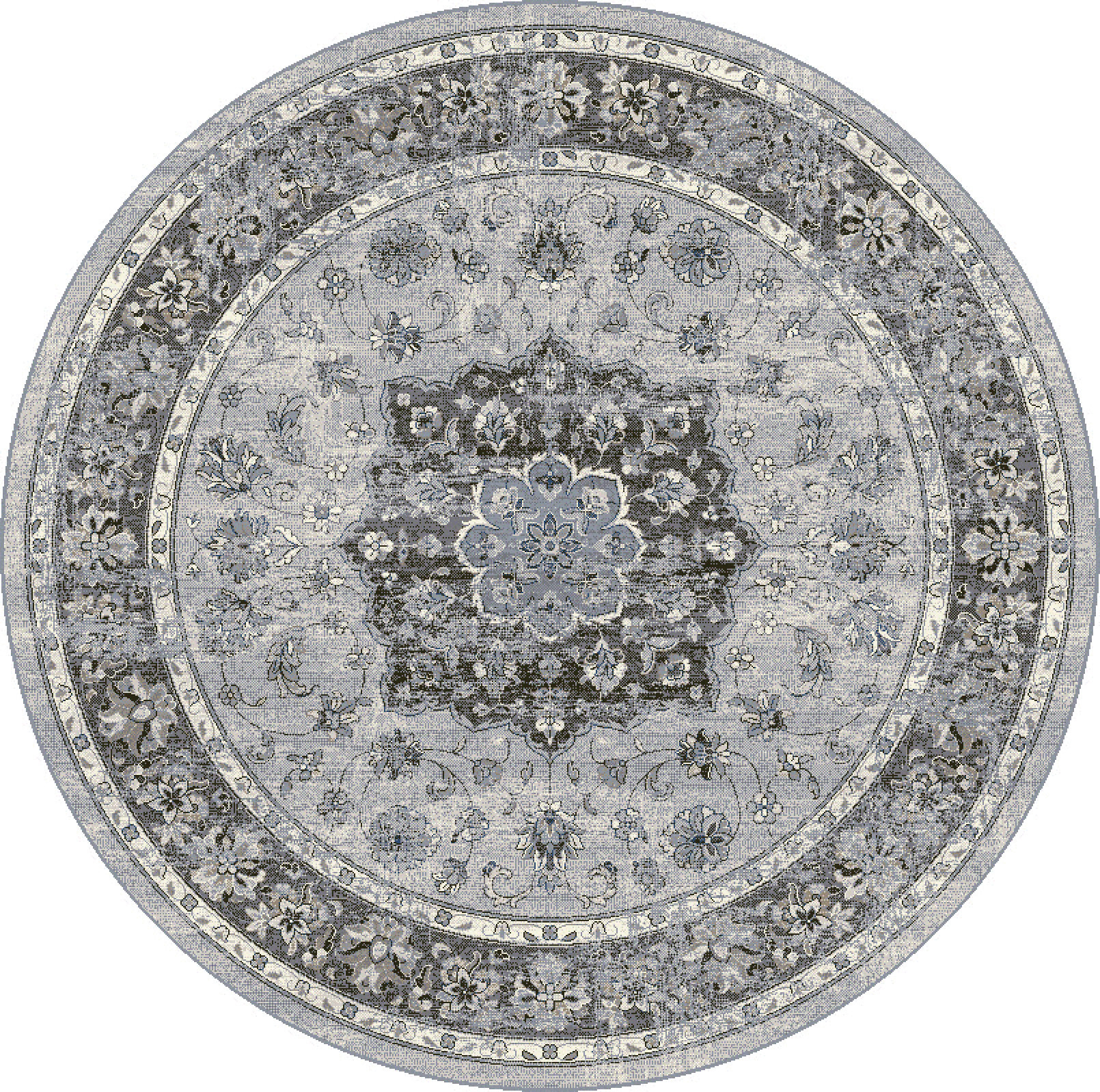 Dynamic Rugs Ancient Garden 57559 - Silver/Gray