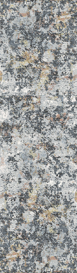 Dynamic Rugs Couture 52023 - Charcoal/Copper