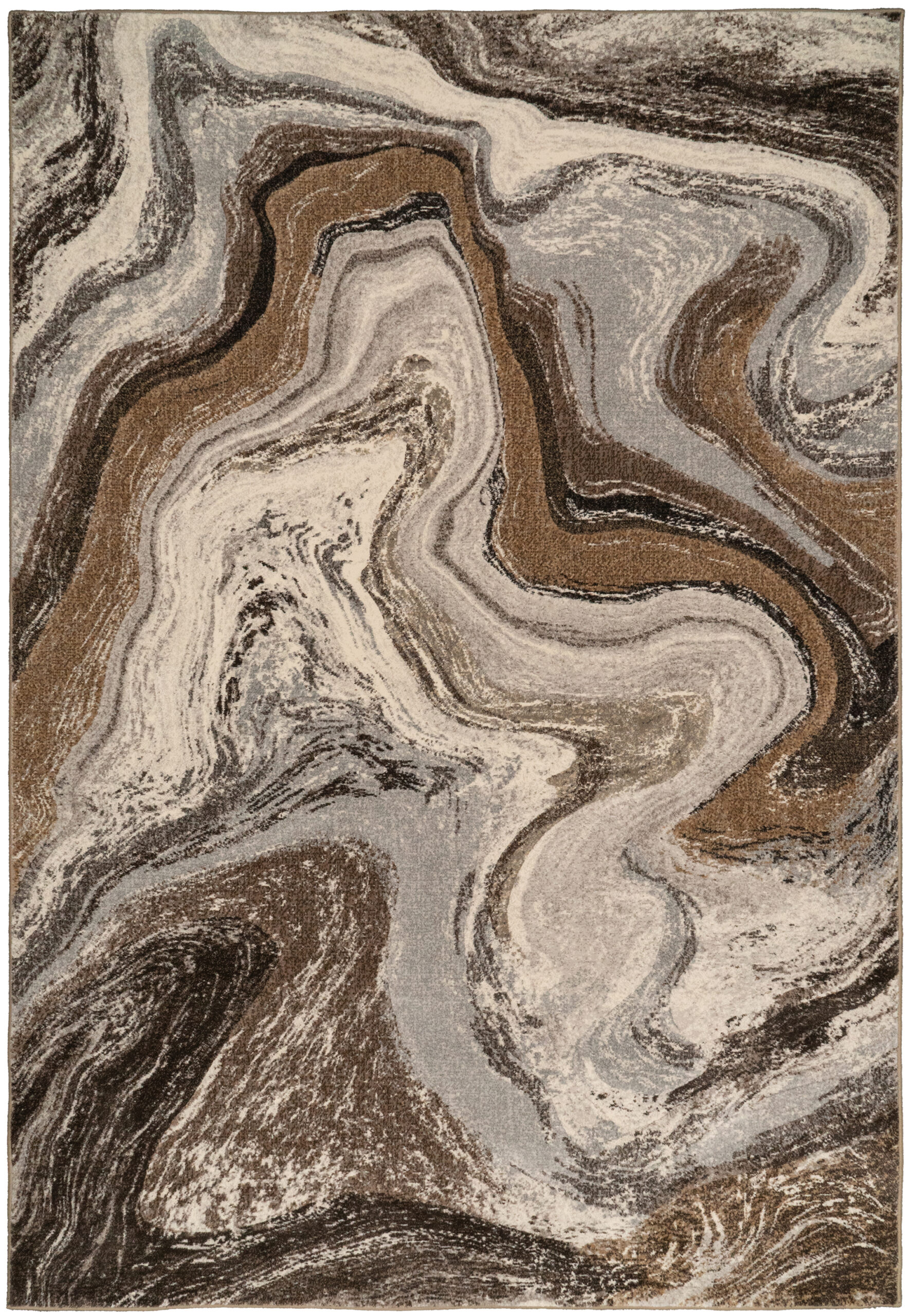Dynamic Rugs Eclipse 63436 - Cream/Mocha