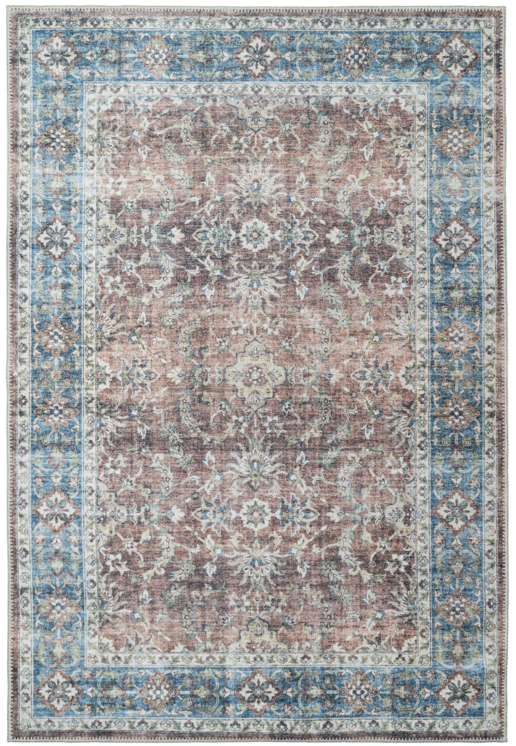 Dynamic Rugs Elise 6301 - Red/Blue/Beige