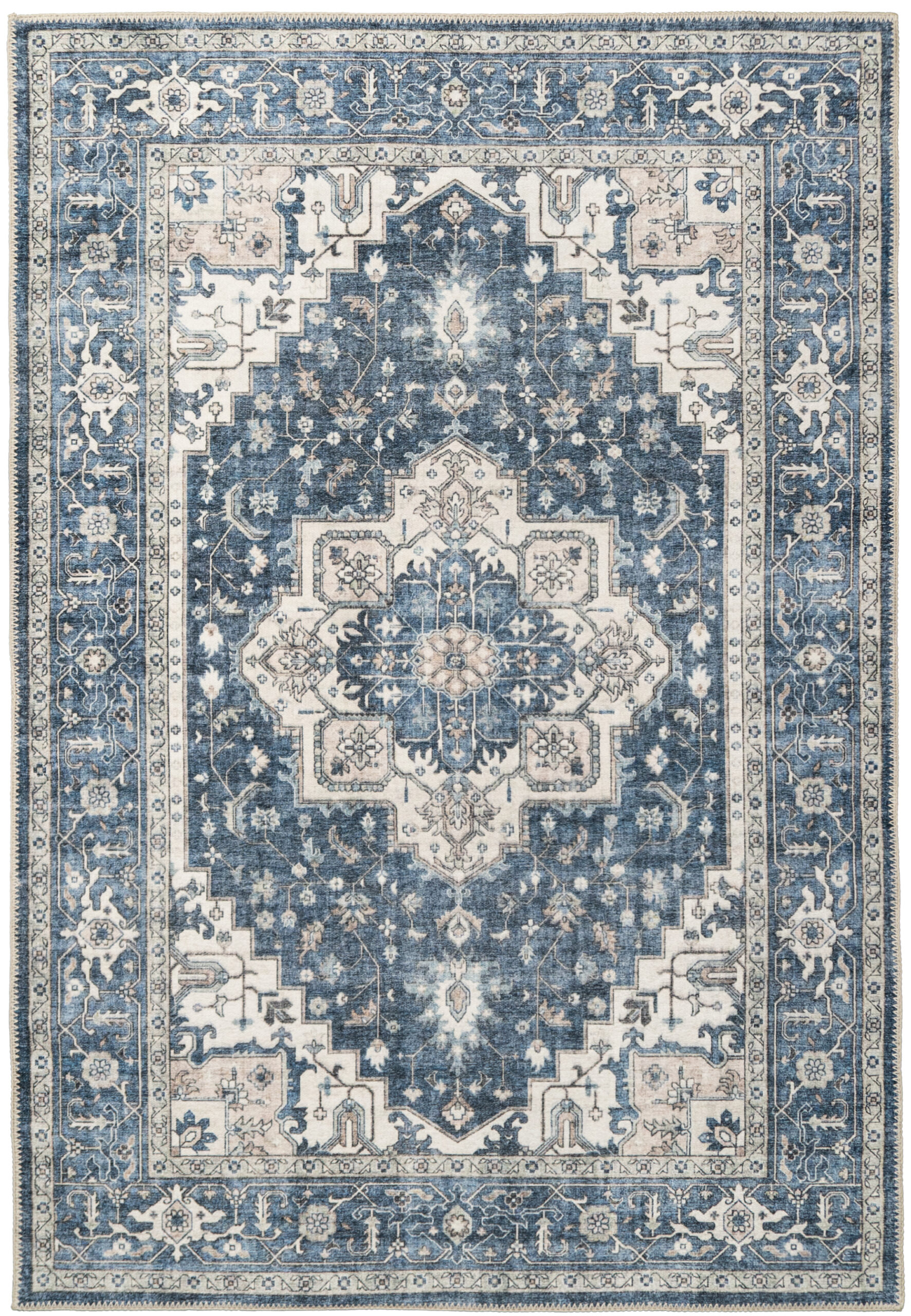 Dynamic Rugs Elise 6302 - Navy/Ivory