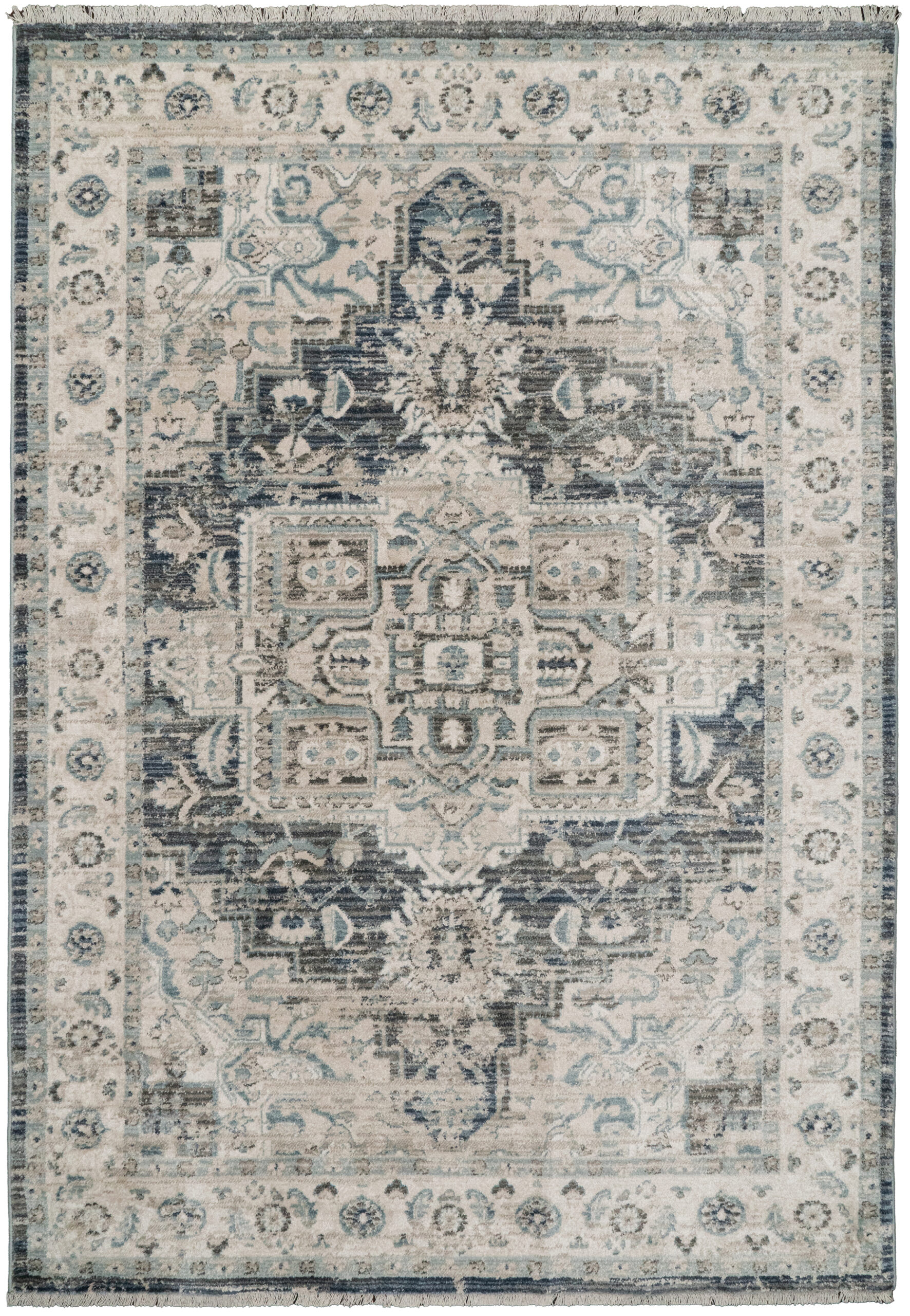 Dynamic Rugs Juno 6882 - Dark Blue/Cream