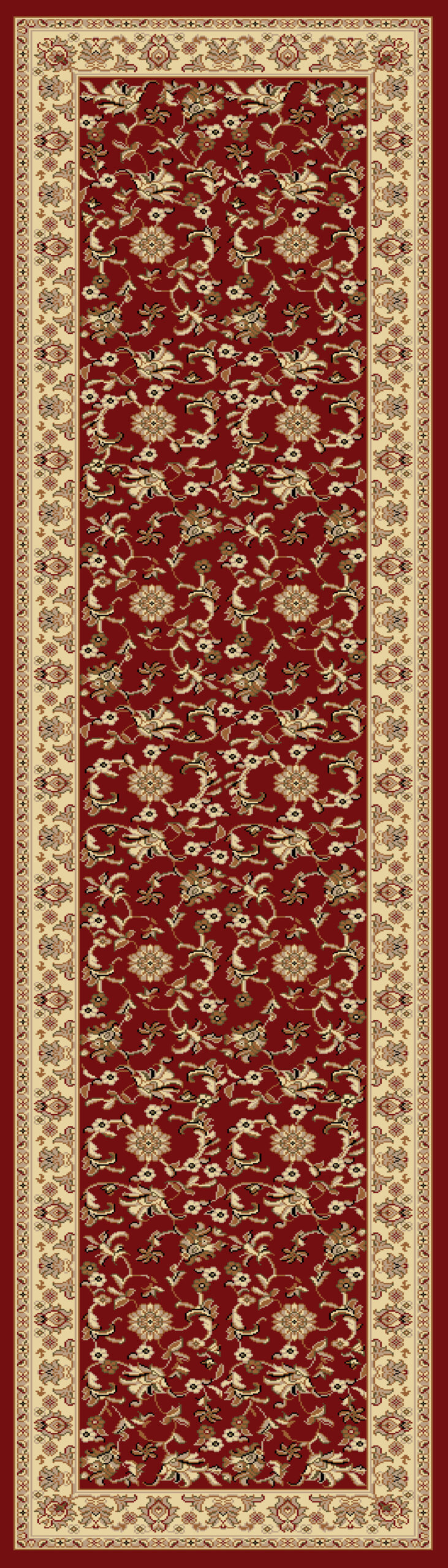 Dynamic Rugs Legacy 58017 - Red