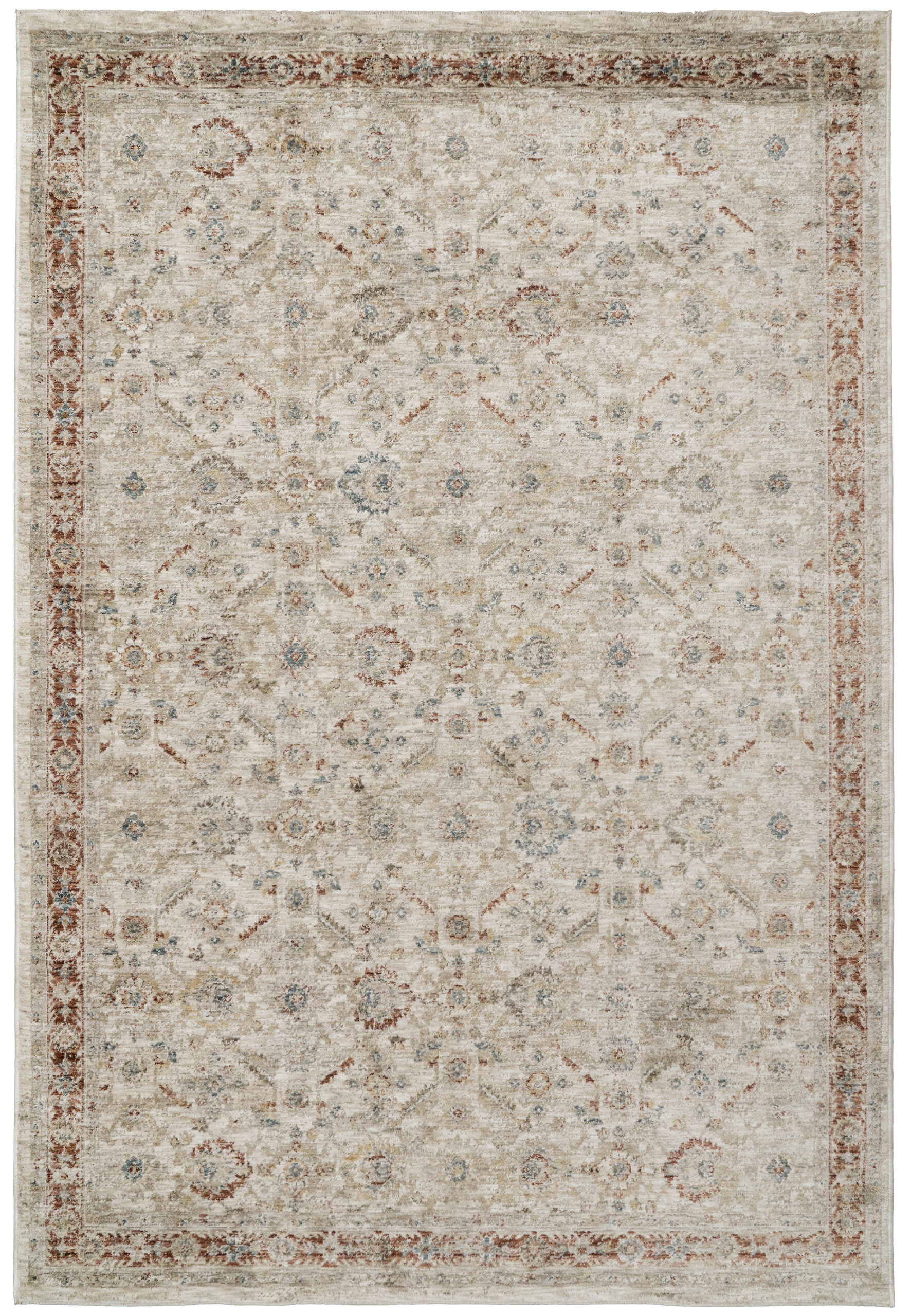 Dynamic Rugs Luminous 17601 - Cream/Beige/Red