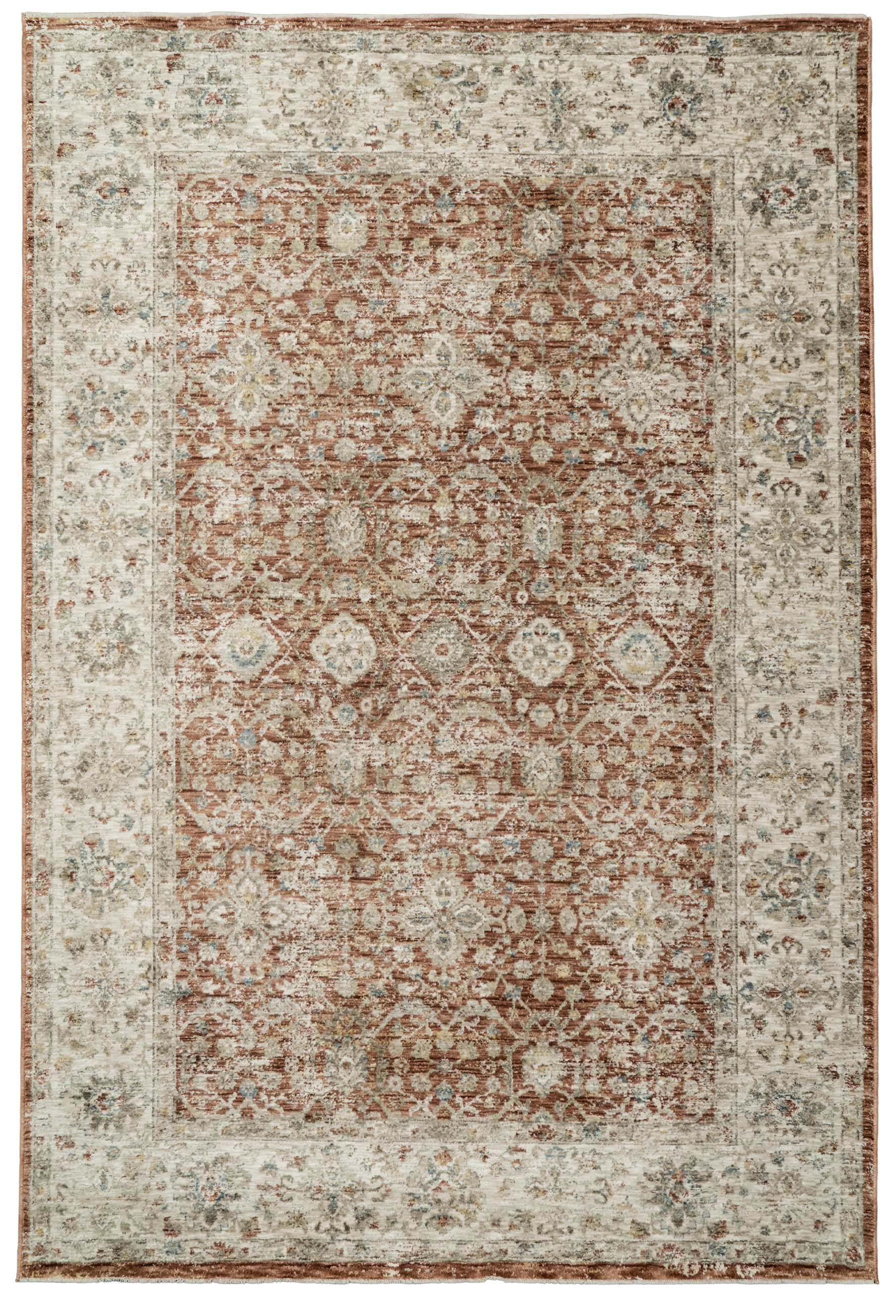 Dynamic Rugs Luminous 17603 - Rust/Cream