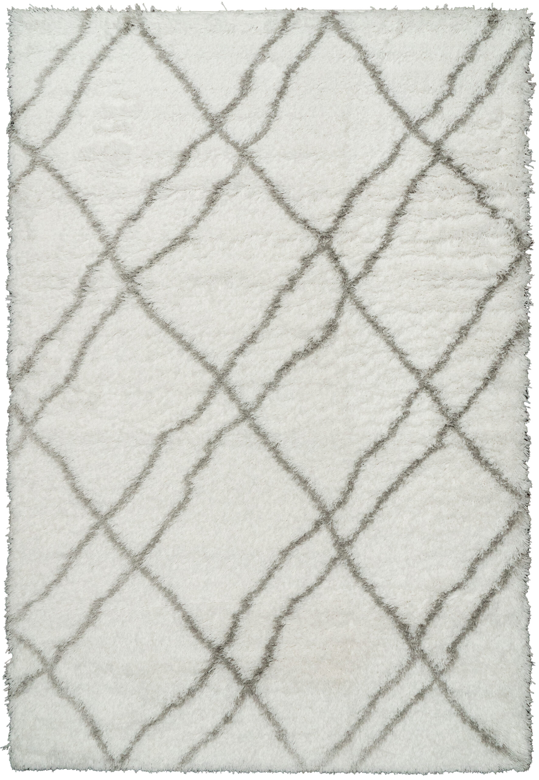 Dynamic Rugs Nordic 7431 - White/Silver