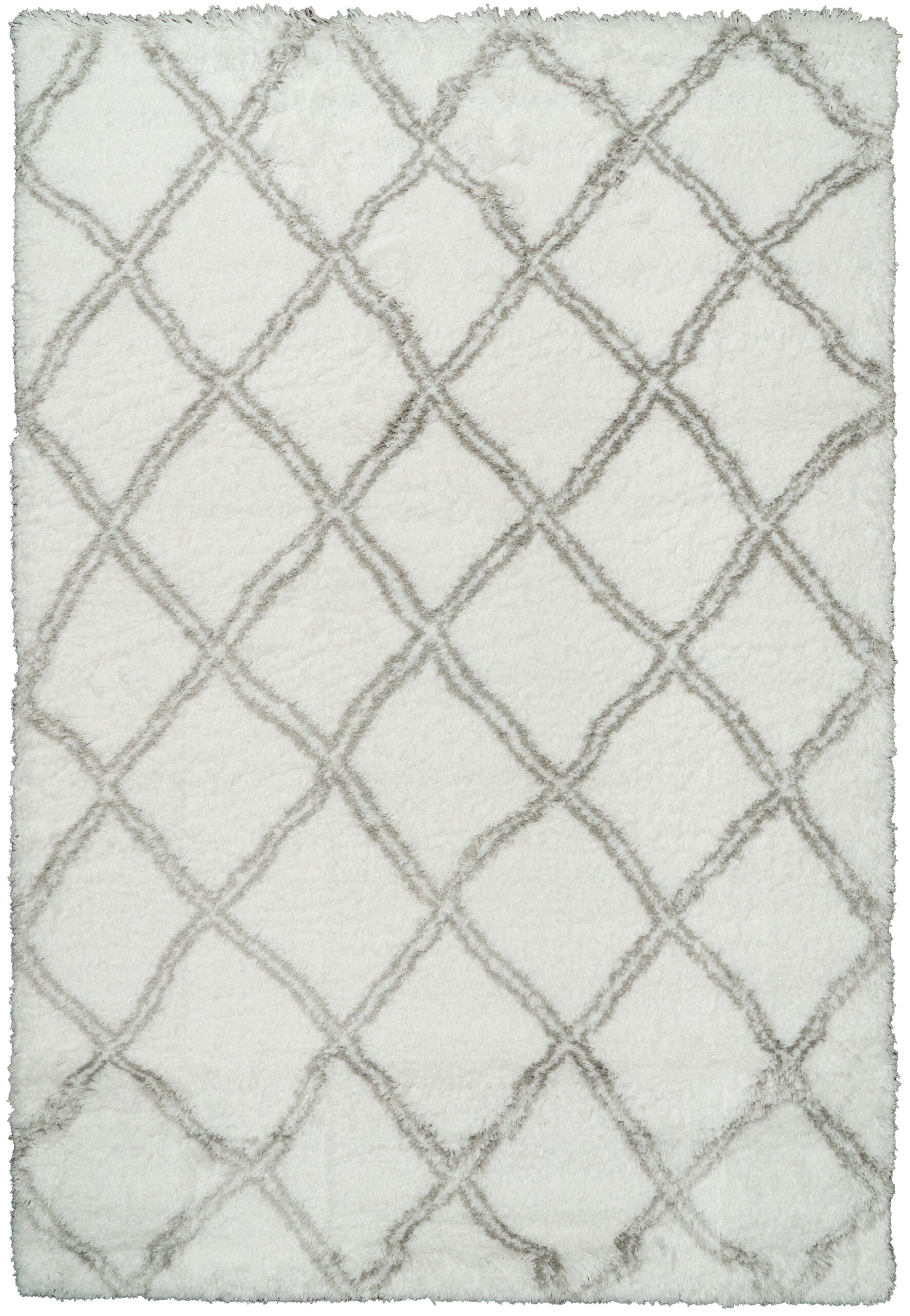 Dynamic Rugs Nordic 7432 - White/Silver