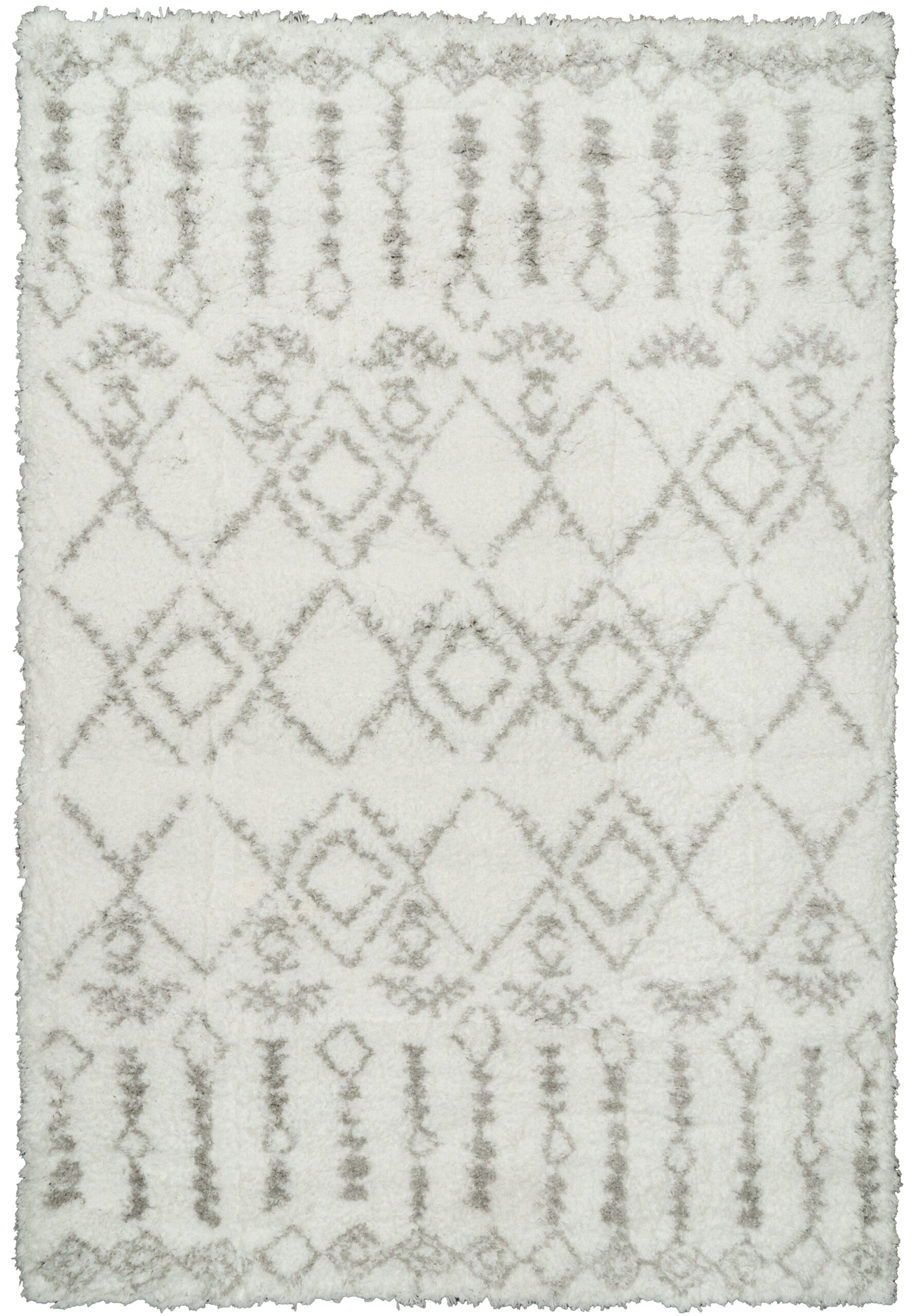 Dynamic Rugs Nordic 7433 - White/Silver