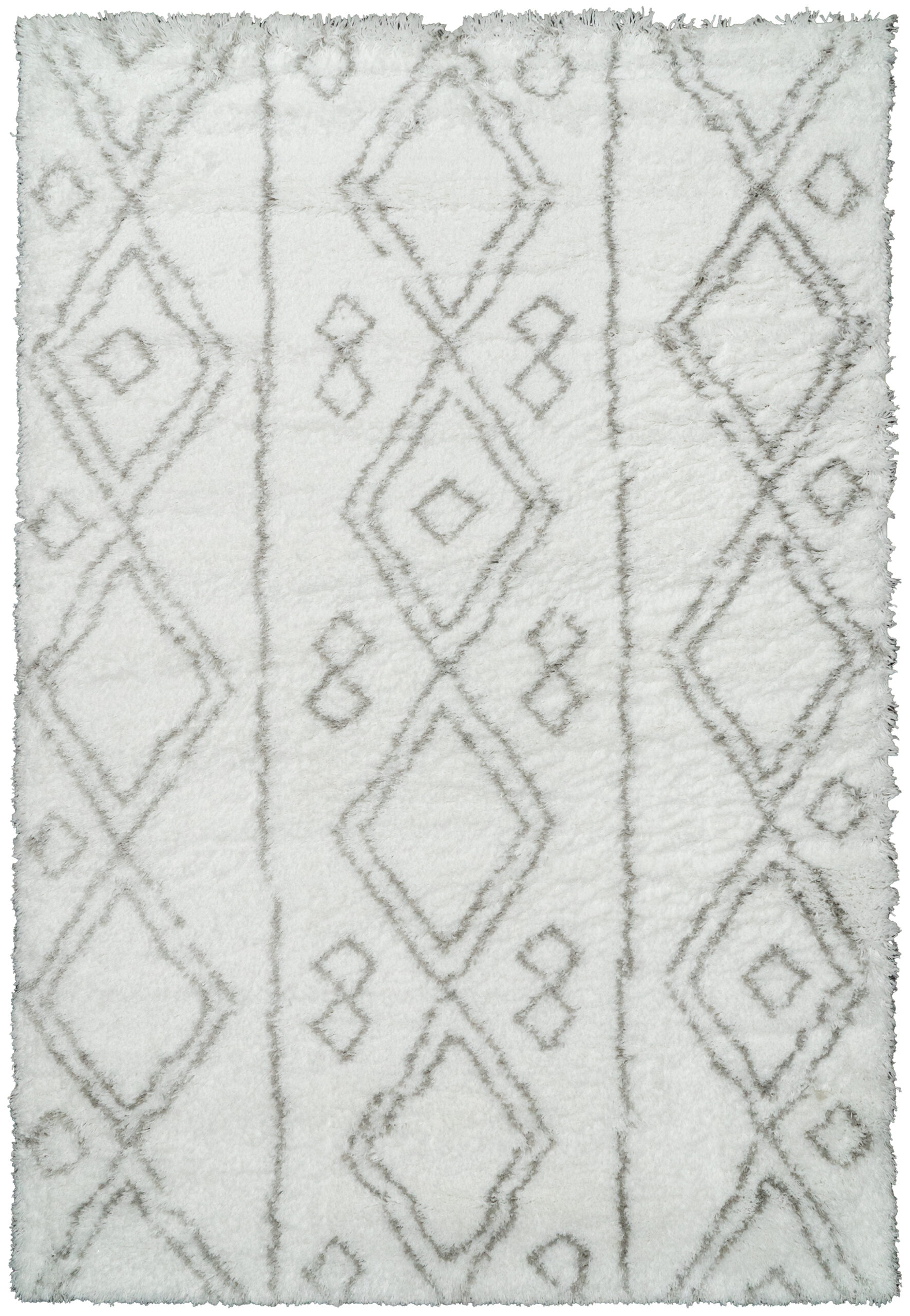 Dynamic Rugs Nordic 7434 - Silver/White