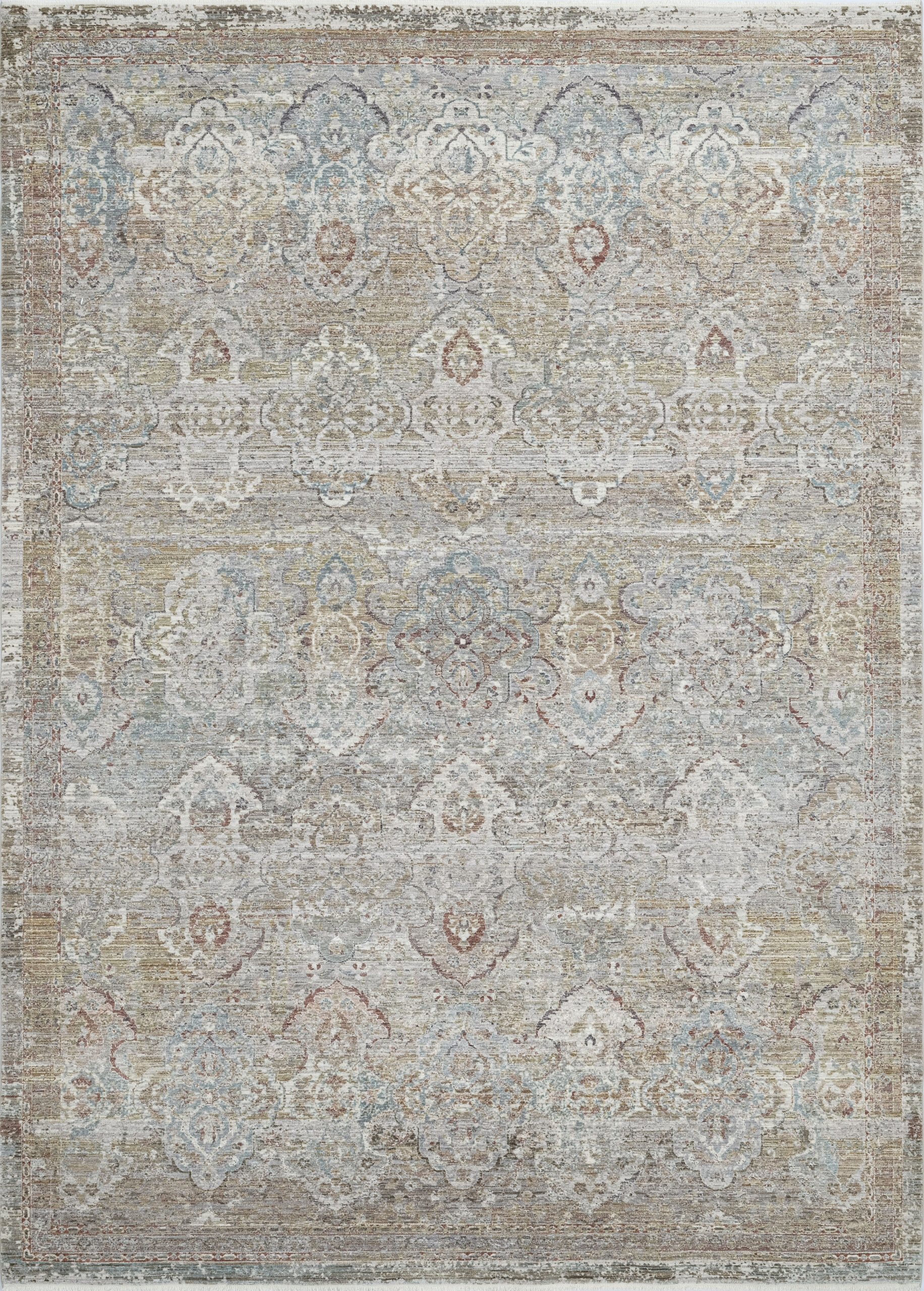 Dynamic Rugs Pandora 17652 - Rust/Blue/Multi