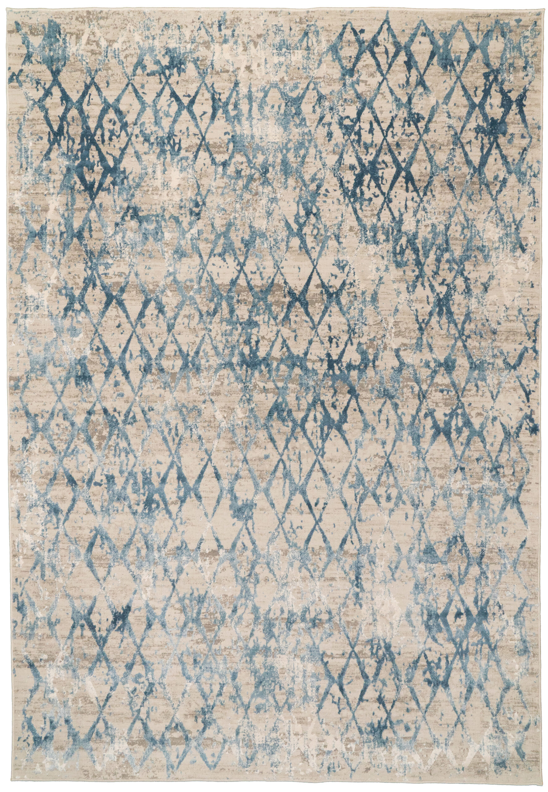 Dynamic Rugs Quartz 27039 - Ivory/Blue