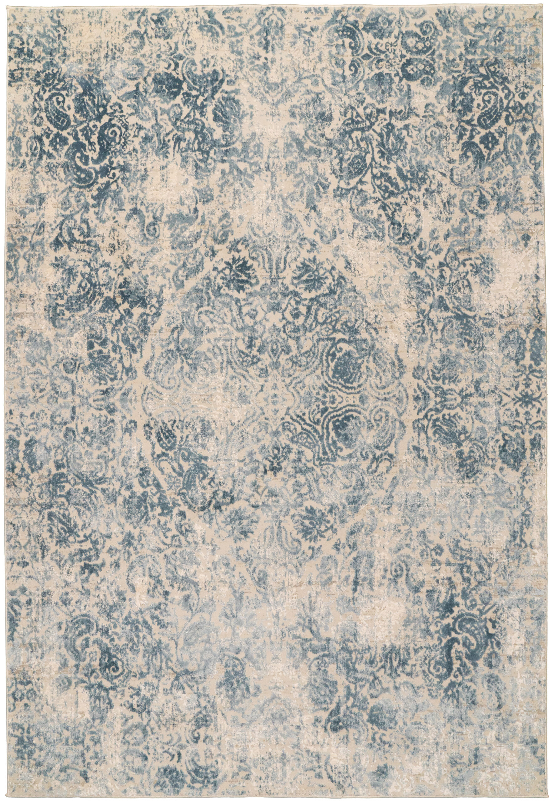 Dynamic Rugs Quartz 27040 - Ivory/Blue