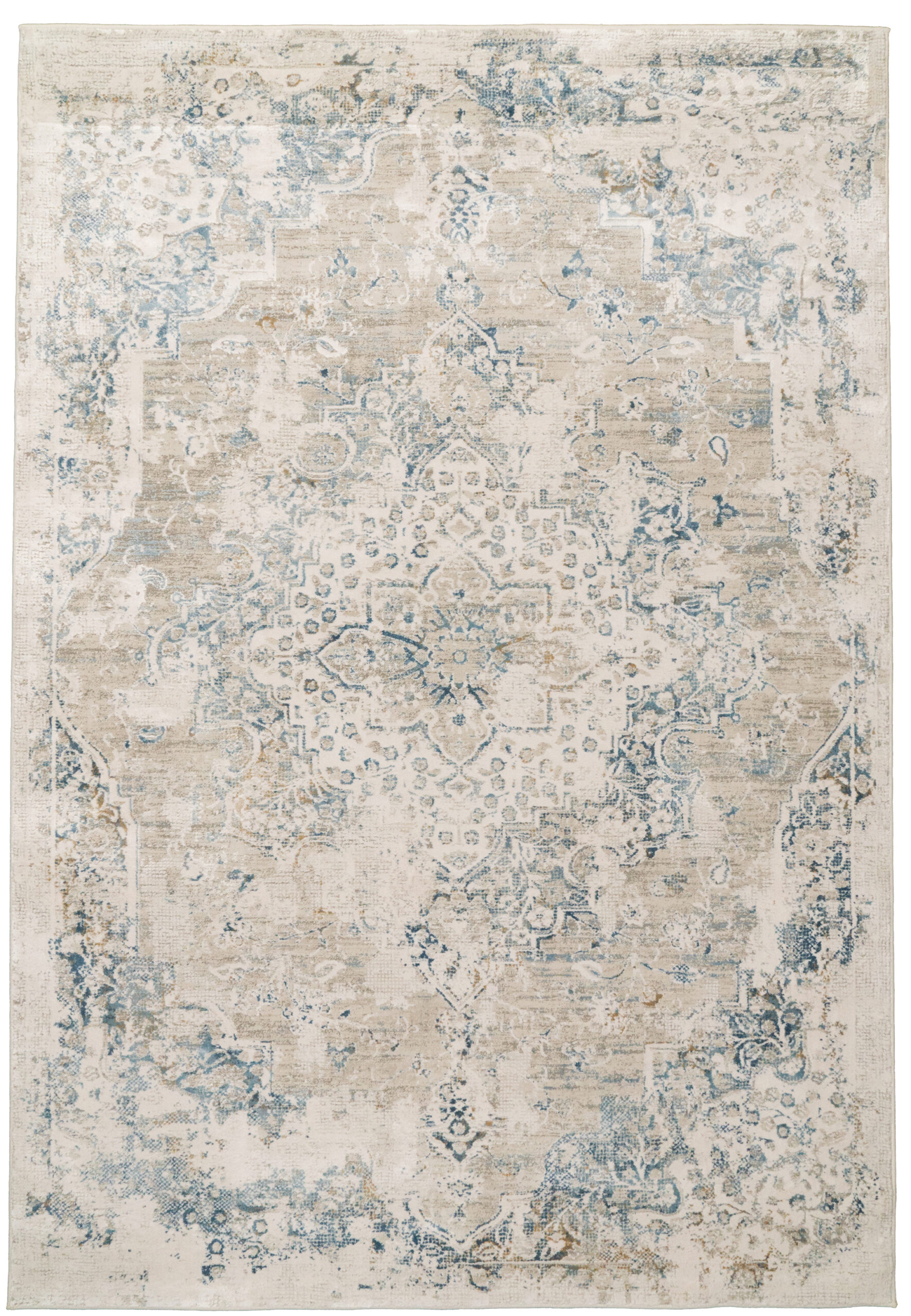 Dynamic Rugs Quartz 27064 - Ivory/Gray/Blue