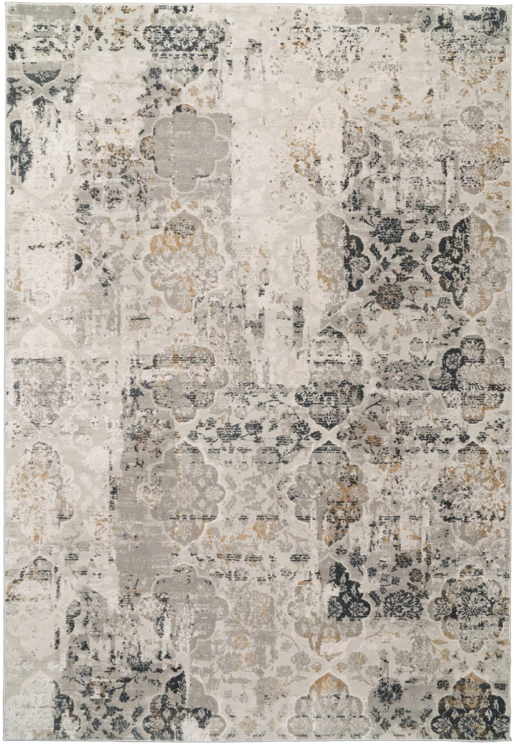 Dynamic Rugs Quartz 27077 - Ivory/Gray