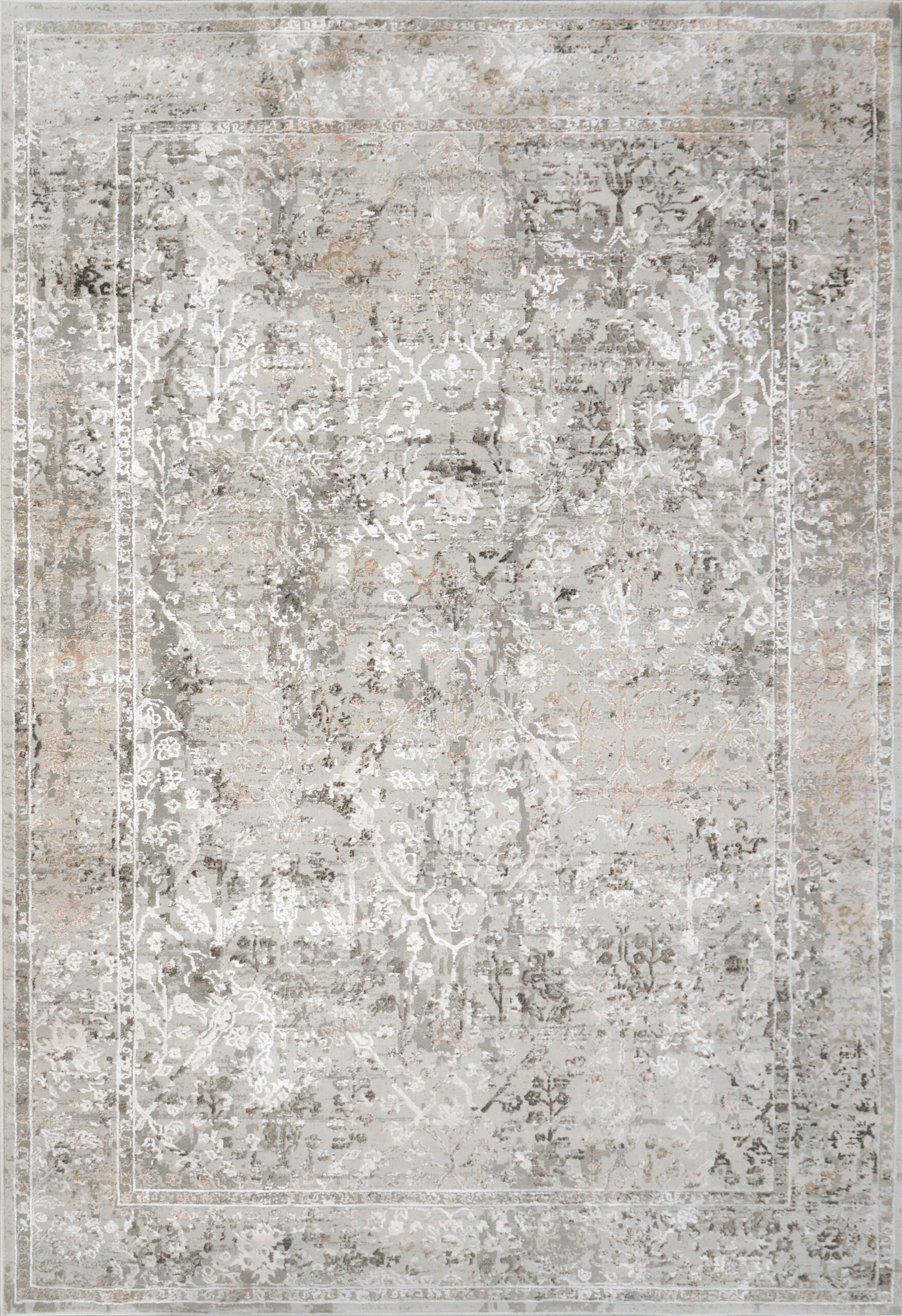 Dynamic Rugs Renaissance 3150 - Ivory/Gray/Rust
