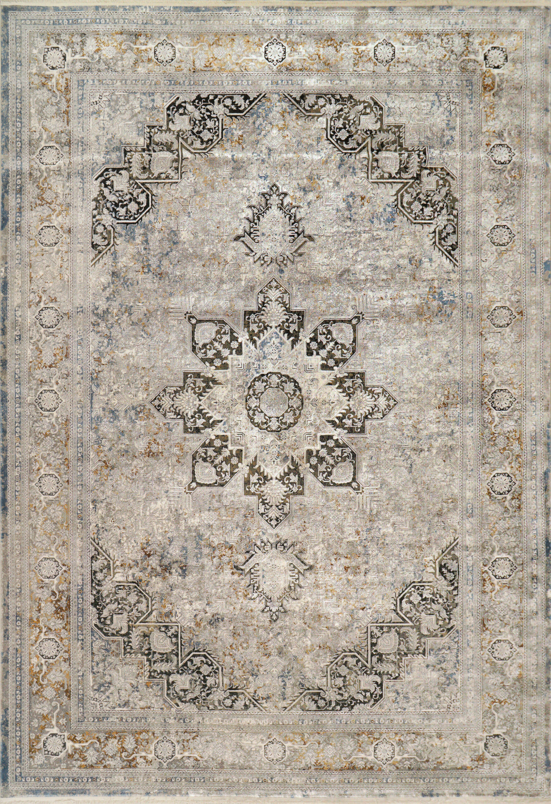 Dynamic Rugs Ruby 2185 - Ivory/Gray/Gold