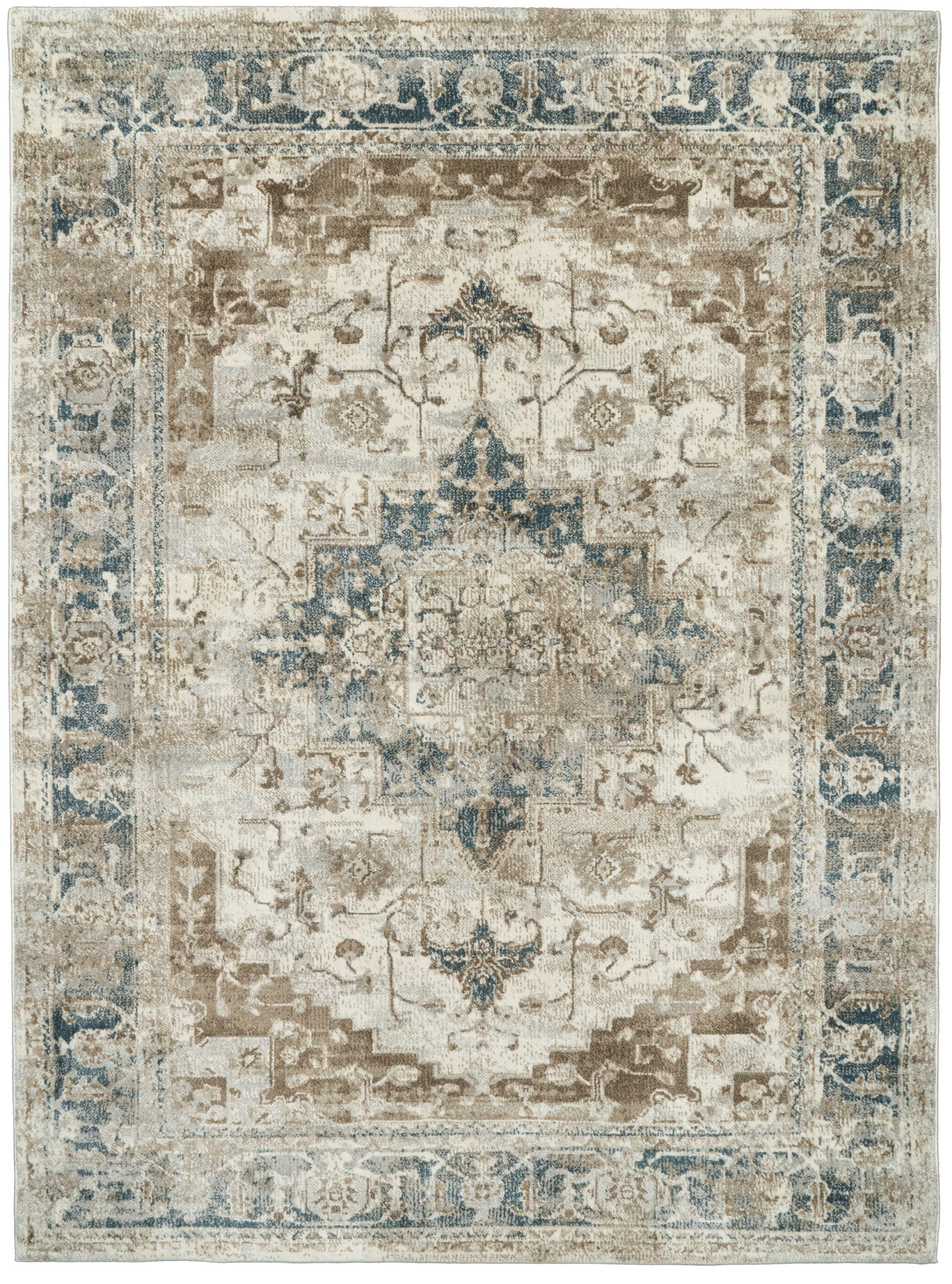 Dynamic Rugs Venedik 17778 - Cream/Navy/Beige