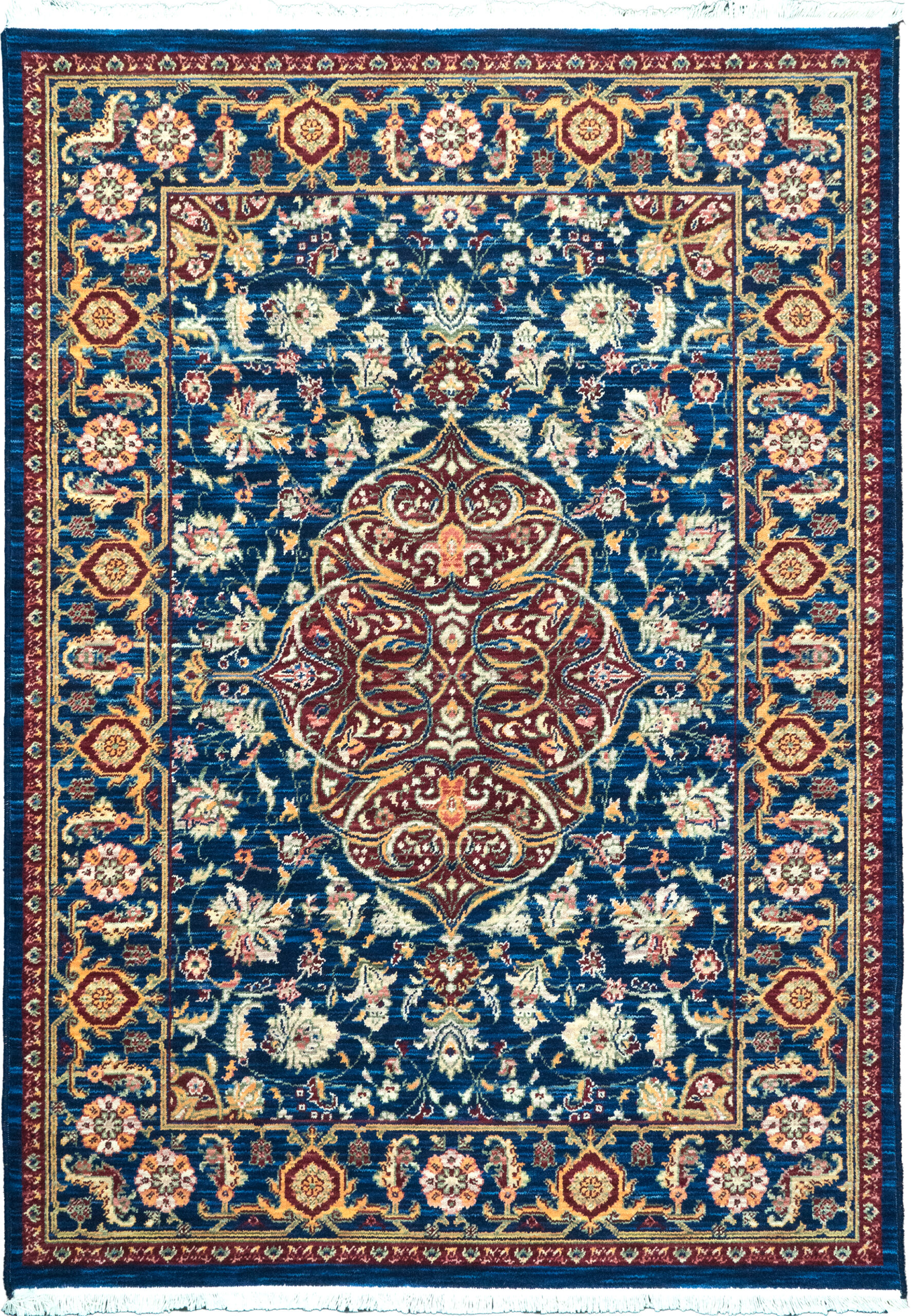 Dynamic Rugs Wade 18607 - Navy/Red/Multi