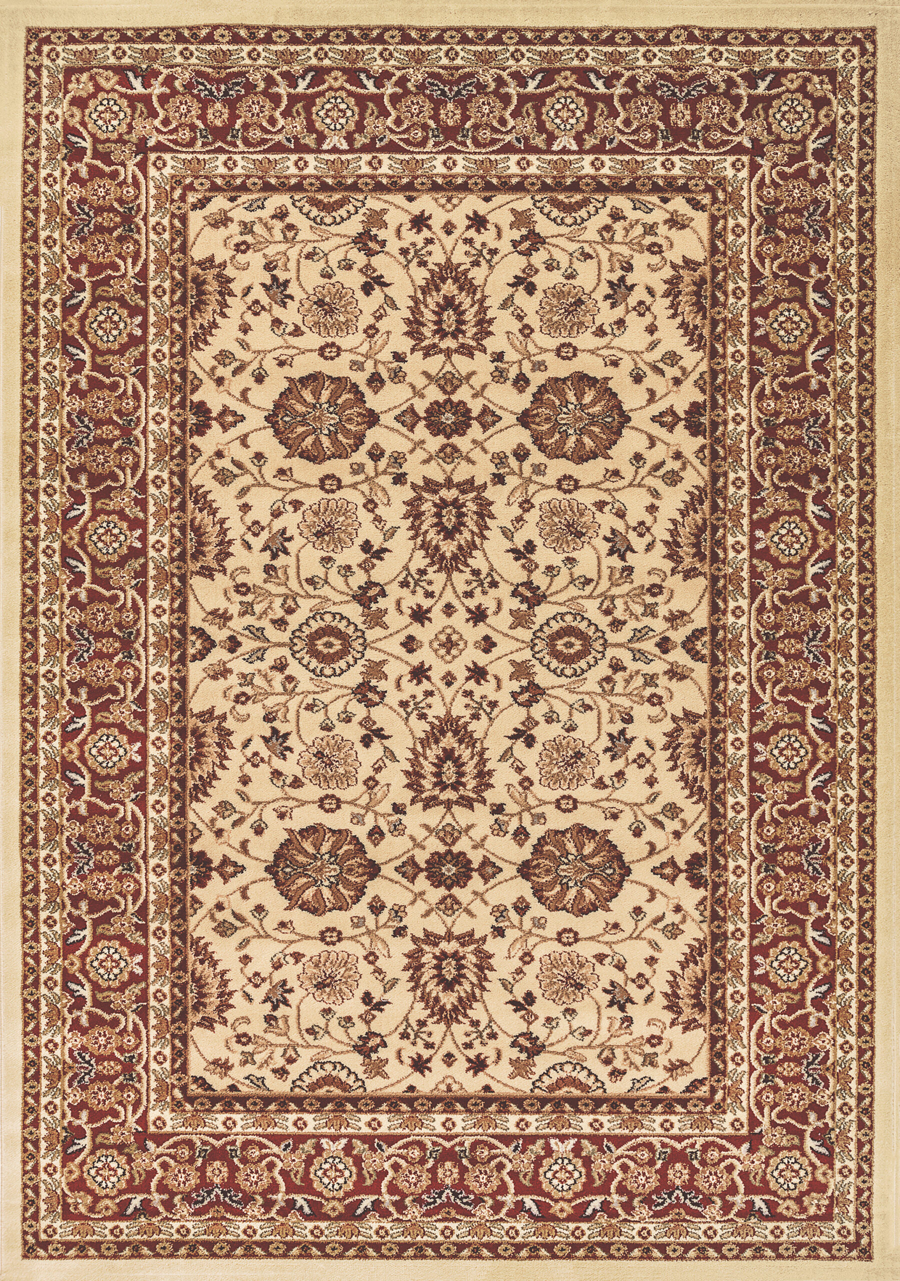 Dynamic Rugs Yazd 2803 - Cream/Red