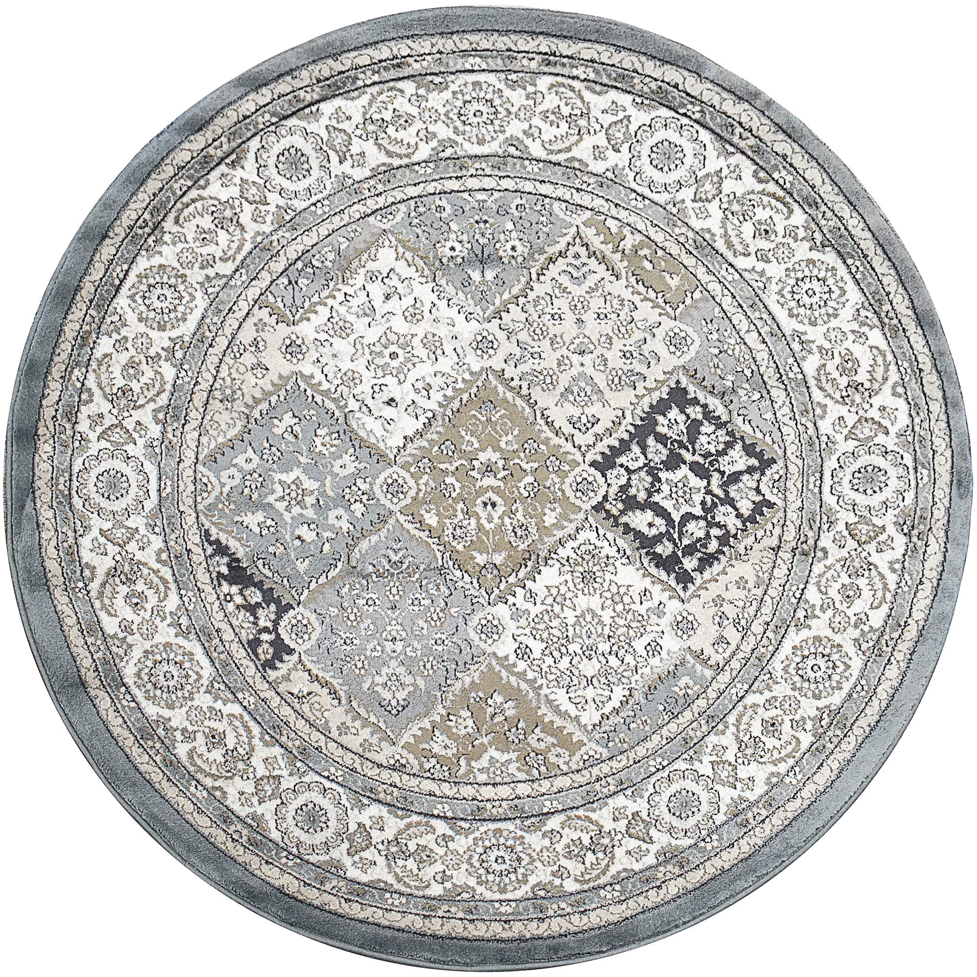 Dynamic Rugs Yazd 8471 - Blue/Ivory