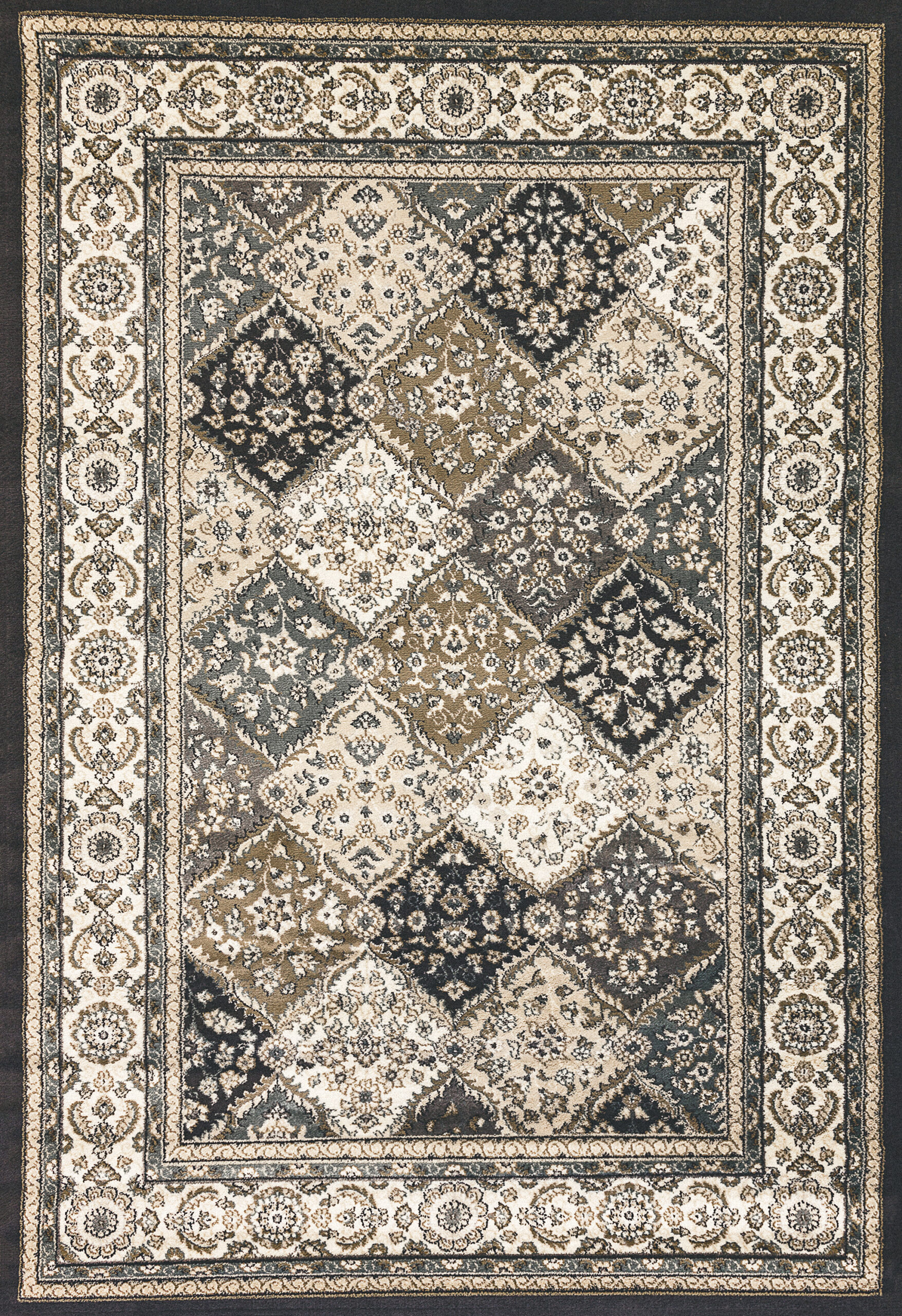 Dynamic Rugs Yazd 8471 - Gray/Ivory