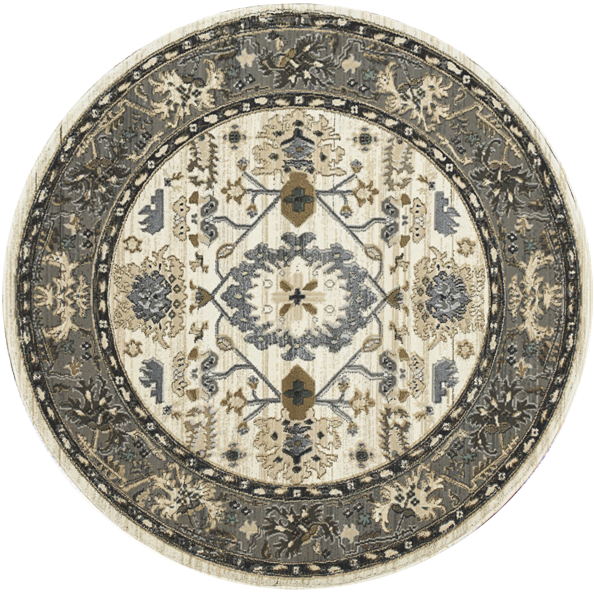 Dynamic Rugs Yazd 8531 - Ivory/Gray