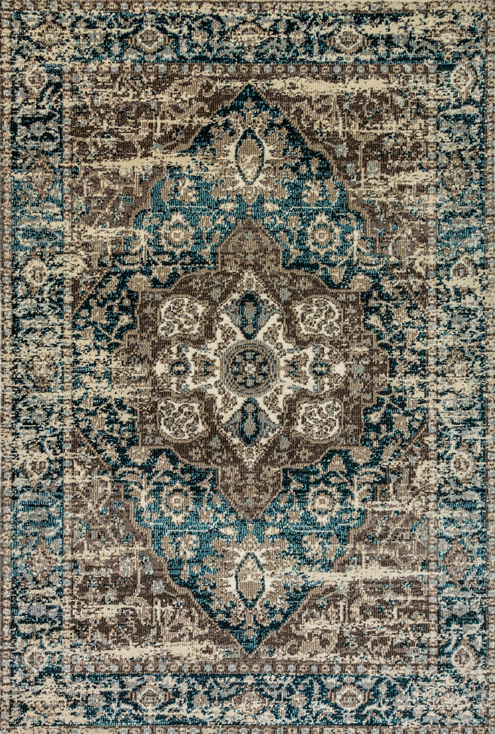 Dynamic Rugs Zodiac 6623 - Gray/Blue