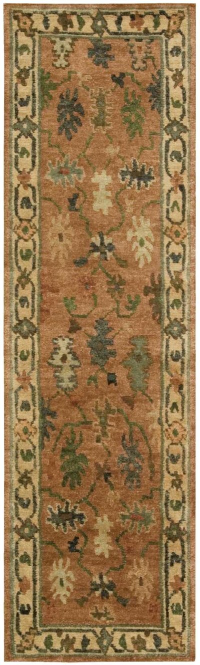 Nourison Home Nourison Tahoe TA05 3'9" x 5'9" Copper Traditional Indoor Rug - 2'3" x 8'