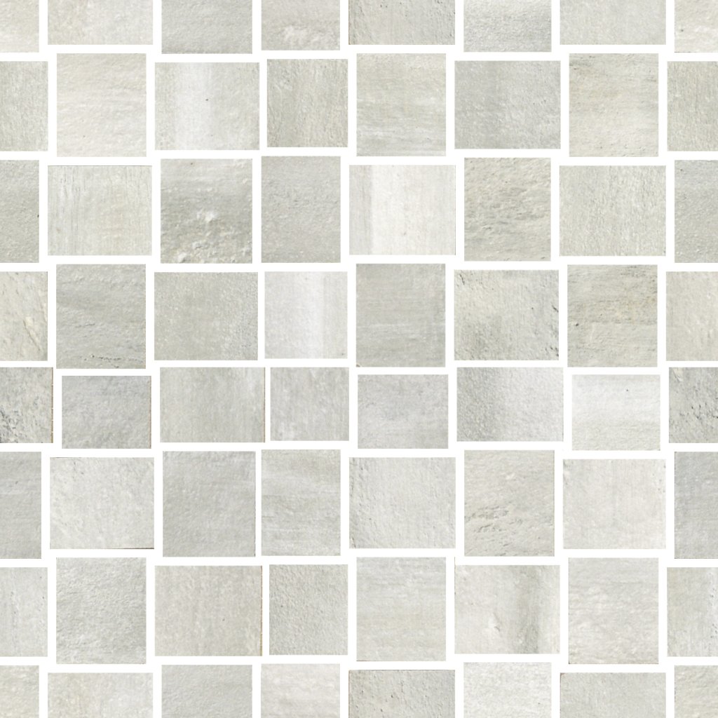 Qualis Ceramica Infinity Pegasus Grigio 12X12 Mosaic - Grey