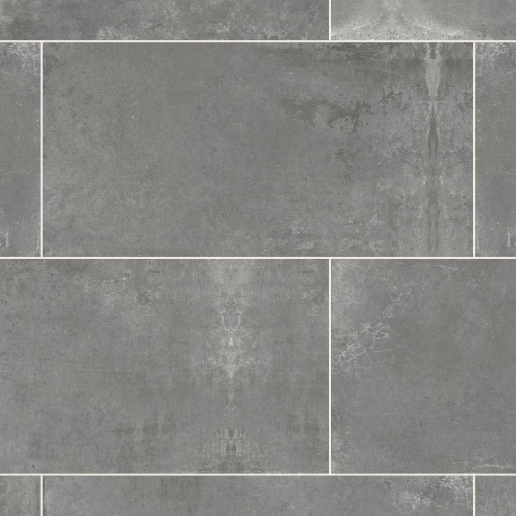 Qualis Ceramica Bridges Verrazzano Dark 24X48F - Charcoal