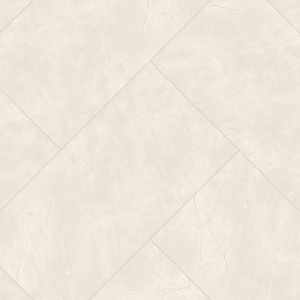 Qualis Ceramica Royal Stoneworks 24X48 Sovereign Cream Vintage Pv