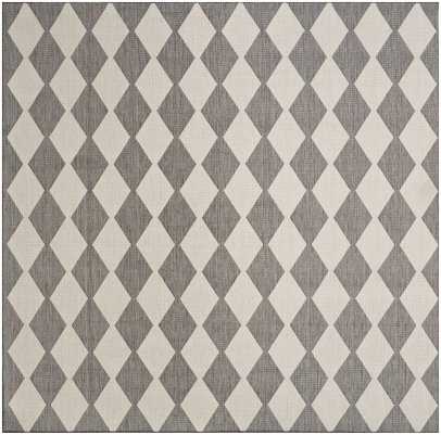 Nourison Home Nourison Positano POS04 4' x 6' Charcoal Modern Rug - 12' x Square