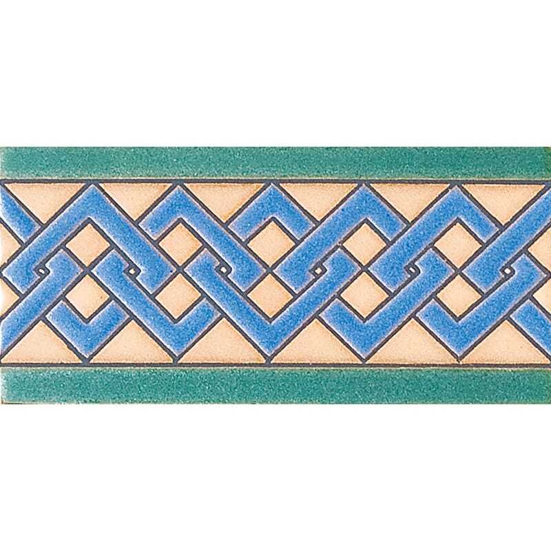 Marble Systems 157 A Glazed Ceramic Border Tiles 3x6 - 157 A