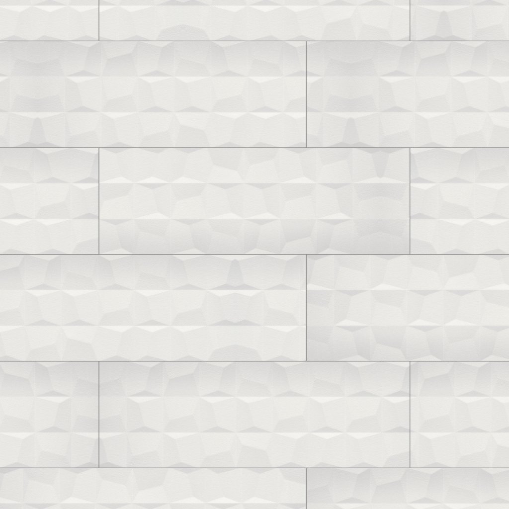 Emser Tile NUOVO CUBIC RECTIFIED SATIN -CER - White