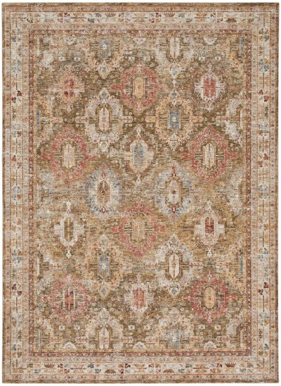 Nourison Home Nourison Petra PTR01 5'3" x 7'8" Green Vintage Indoor Rug - 9'3" x 12'7"