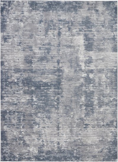 Nourison Home Nourison Rustic Textures RUS05 5'3" x Round Grey Modern Indoor Rug - 9'3" x 12'9"