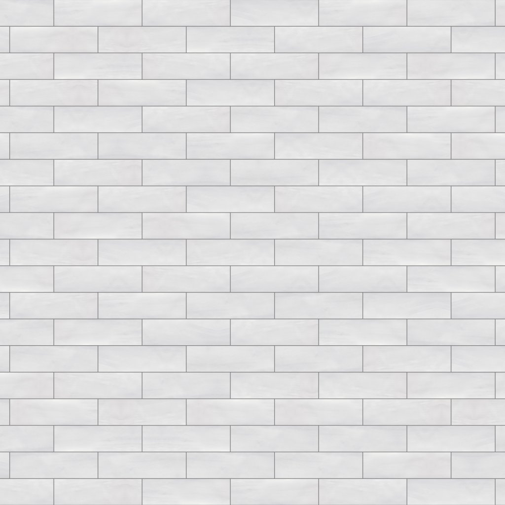 Emser Tile HUES PRESSED SATIN -CER - White