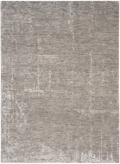 Nourison Home Nourison Luna LUN01 7'9" x 9'9" Grey Silver Modern Indoor Rug - 9'9" x 13'9"