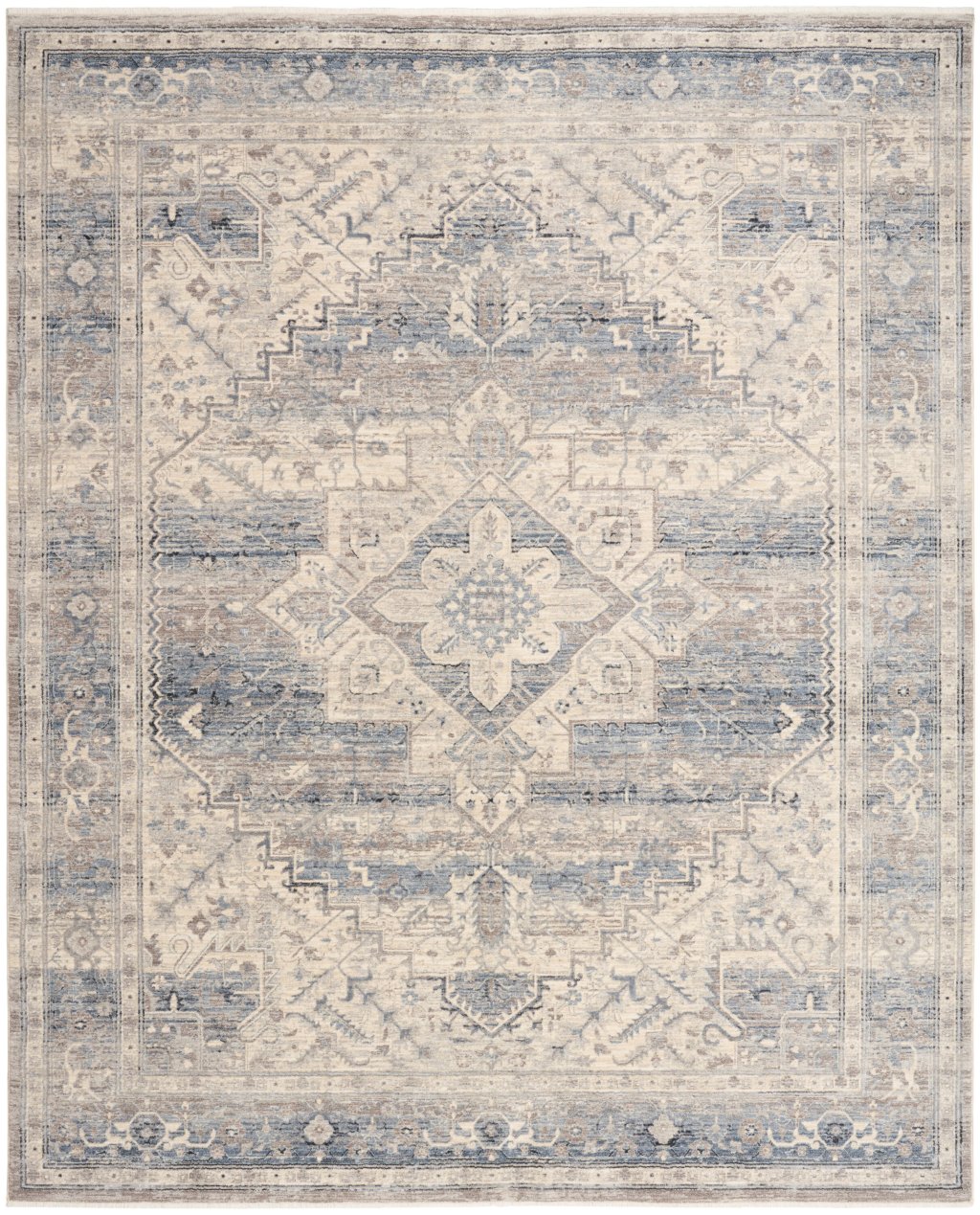 Nourison Home Nourison Sultana SLL02 9' x 12' Blue Vintage Indoor Rug