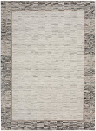Nourison Home Nourison Desire DSR02 6' x 9' Grey Black Modern Indoor Rug - 9' x 12'